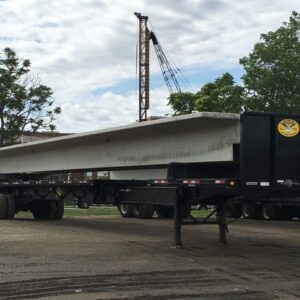 Flatbed Trailer with Load