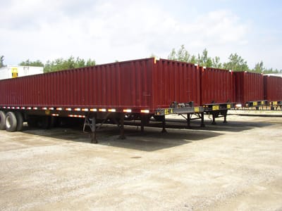 Custom Red trailers