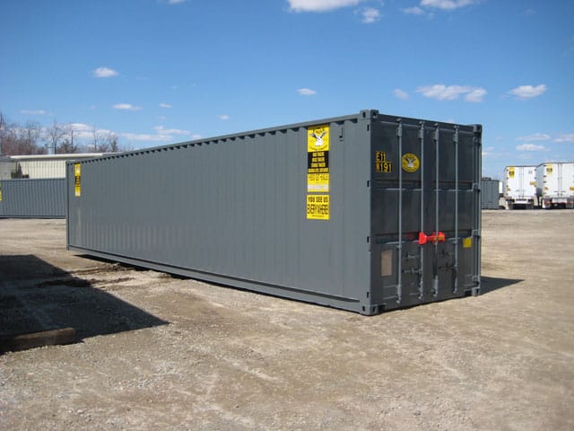40ft Storage Container with Red Lock 40ft Storage Container with Red Lock