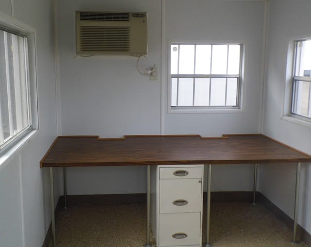 10ft Office Container inside