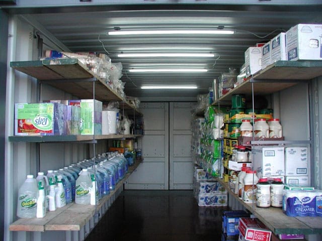 Container shelving