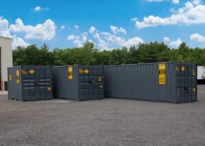 Storage Containers in a row