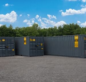 Storage Containers in a row