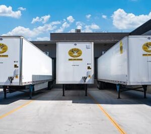 Storage Trailers at loading dock