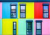 Colorful container homes