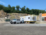 Office Trailer on construction site