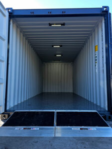 Storage Container with ramp and lights