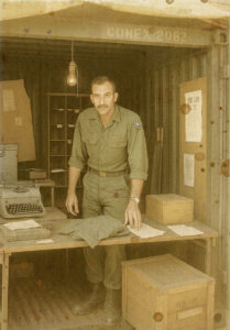 vintage photograph CONEX Shipping Container Vietnam