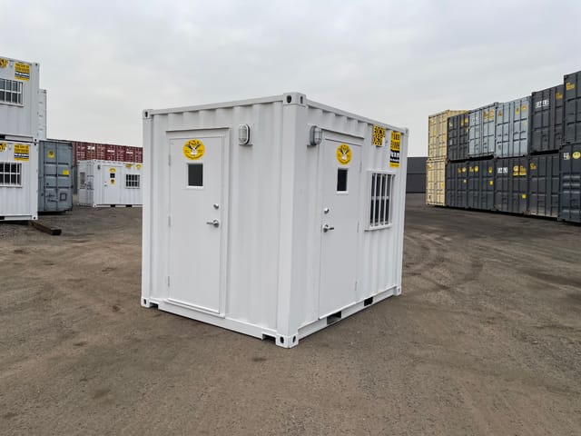 3-door-10ft-container-outside-640px Custom Office Containers