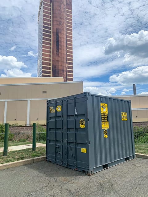 10ft Storage Container Encore Hotel Boston Massachusetts