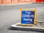 COVID testing sign