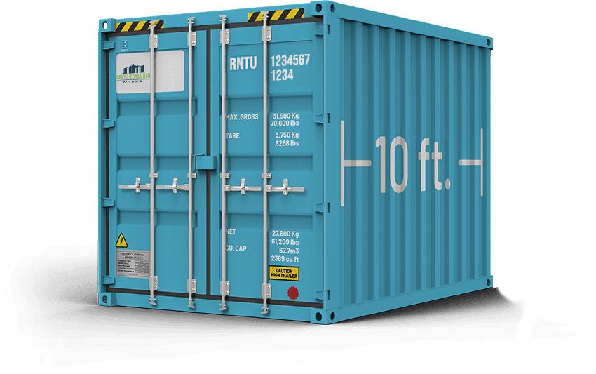 10 foot shipping container