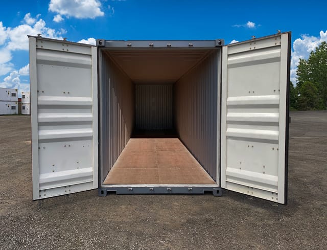 40ft-container-open-doors-640px Disaster Shipping Container Solutions