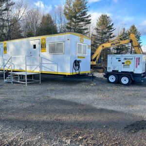 Office trailer with generator