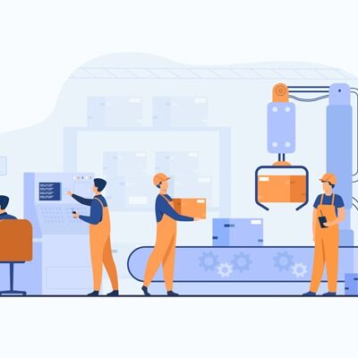 workers vector art