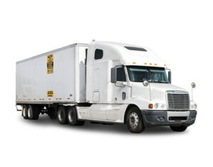 28-foot road trailer rental for distribution and delivery applications.