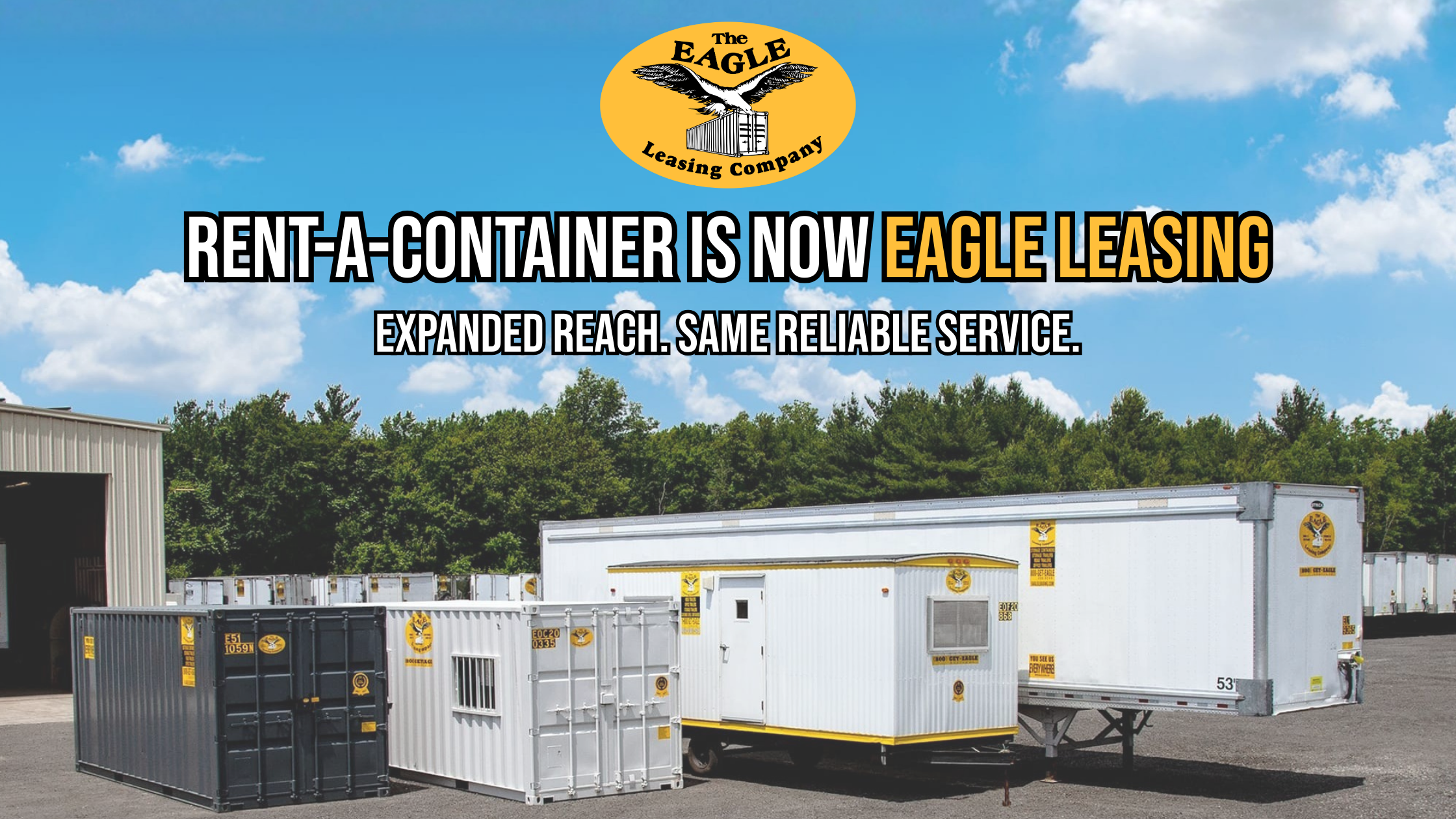 Rent A Container is now Eagle Leasing merger announcement.