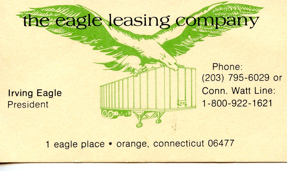Historical Eagle Leasing equipment and operations photo.